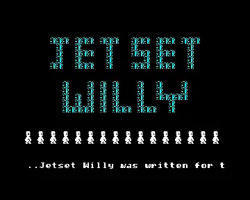 Jet Set Willy (198x)(Tynesoft)[b] screen shot title